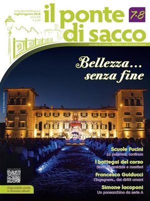cover image of Il Ponte di Sacco--luglio/agosto 2018